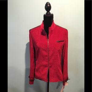 🆕 NWT Norton & CO Faux Leather Trim Jacket  12